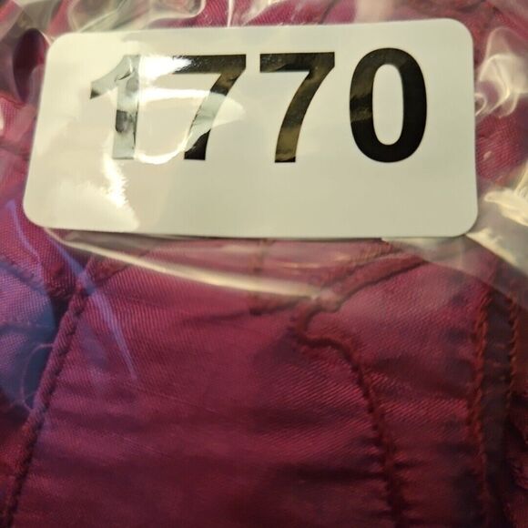 Chico's Design Sz XL Silk Blouse Reflective Pink Beaded Embroidery - Picture 12 of 13